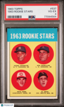 1963 Topps 1963 Rookie Stars #537 PSA 4 - $1,775.00