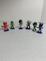 PJ Masks Action figures Lot of 6 characters Catboy, Owlette, Gekko - £11.44 GBP