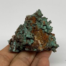 72.1g, 1.8&quot;x2.2&quot;x1.4&quot;, Malachite on Native Copper Mineral Specimens, B33959 - £55.75 GBP