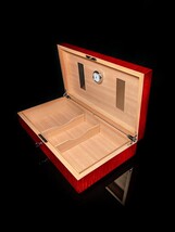 Elie Bleu Stars & Stripes  Humidor 110 Count NIB Made in France No 100 image 4
