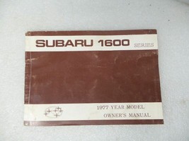 Subaru 1600 Series 1977 Owners Manual 17213 - $16.82