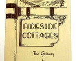 Vtg 1950s Fireside Cottages Advertising Brochure Rate Card Estes Park Co... - £13.49 GBP