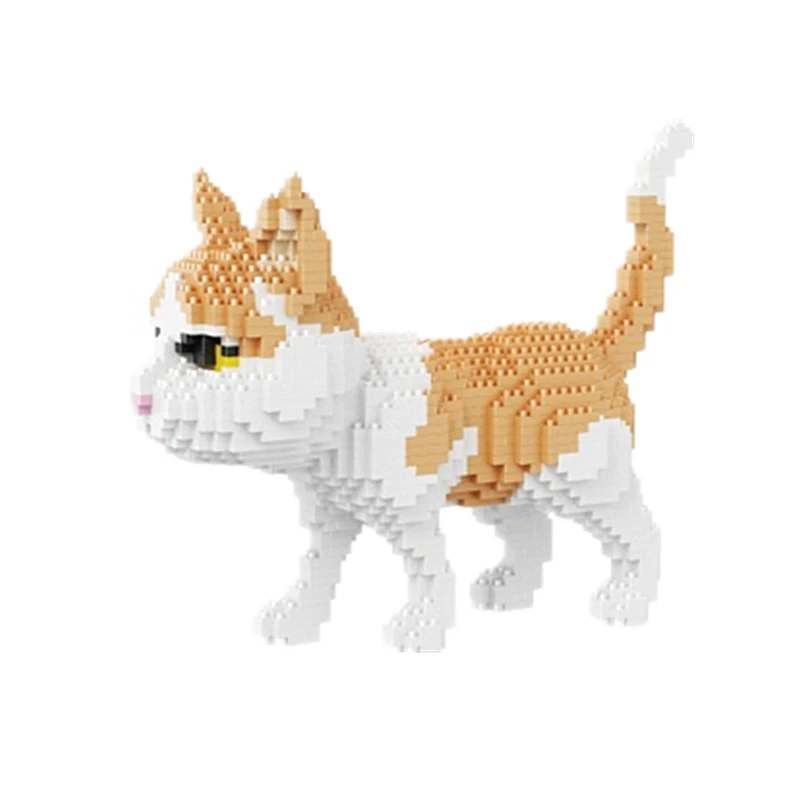 Cartoon Animal Building Blocks Creative Pet Dog And Cat Assembly -No Box 16037 - $23.18