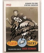 Chuck Bednarik signed autographed Football card HOF - $19.21