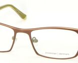 Nuovo Prodesign denmark 5147 5031 Marrone Opaco Occhiali Montatura 52-17... - $89.47
