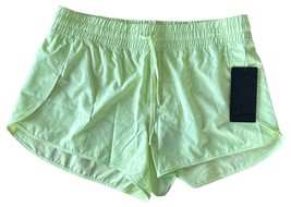 90 Degree by Reflex Women&#39;s Active Shorts w/Panty Liner Size L Animal Print Lime - £15.85 GBP