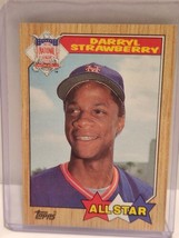 Darryl Strawberry #460 1987 Topps   - Great Condition Baseball Cards  - £2.55 GBP