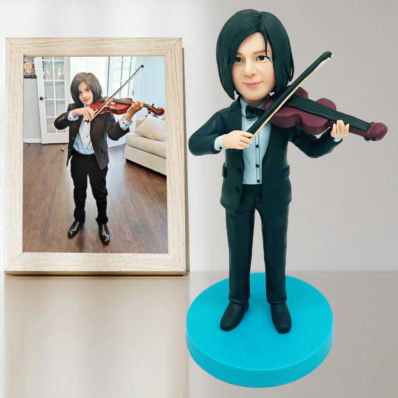 Custom Violinist Bobblehead from Photo – Personalized Musician Figurine ... - $1,691.23 MXN+