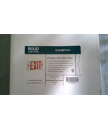RUUD Lighting EXDBRWH  Plastic LED EXIT Sign  - $570.68 MXN