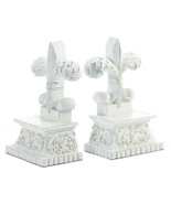 FLEUR-DE-LIS BOOKENDS - $926.80 MXN