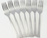 Wallace Julienne Georgetown Salad Forks 18/10 6 5/8&quot; Stainless Lot of 7 - £25.37 GBP