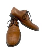 Cole Haan Copley Plain Toe Derby Oxford Leather British Tan 9.5 M C13139... - $24.97