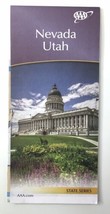 Nevada Utah State Map AAA Road Tour Map  NV UT  2016 - 2018 - $5.00