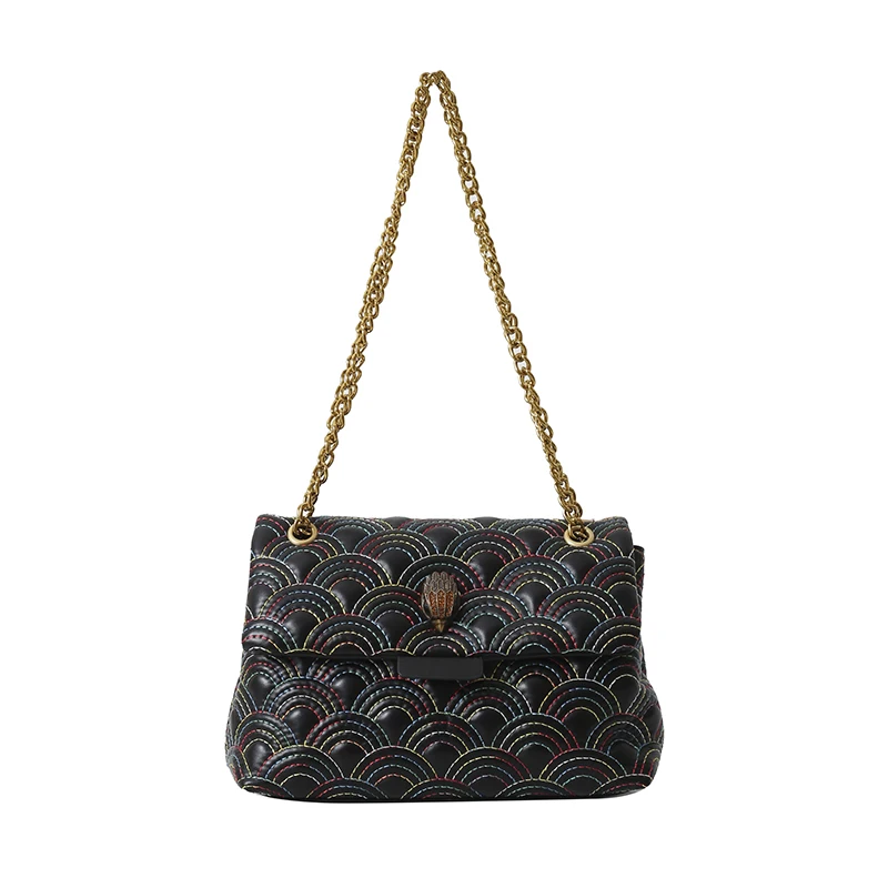 Lder bag luxury designer 2024 new fashion multicolour bag fashion retro women s handbag thumb200
