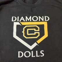 Gildan Heavy Blend DIAMON DOLLS Men's Black Cotton Blend Hoodie Sweatshirt Large image 3