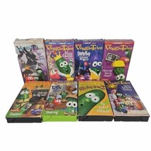 Veggie Tales VHS Esther Josh Etc. Worn Sleeves Untested Lot of 8 - £15.73 GBP