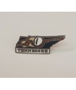Tennessee State Shaped Souvenir Enamel Lapel Hat Pin Tie Tack Guitar &amp; B... - €12,72 EUR