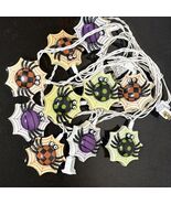 Spider Blow Mold String Lights Halloween Party Decor Vintage 90s Tested ... - $18.22