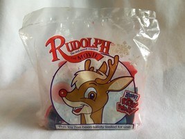 Rudolph Red Nose Reindeer Movie Wendy&#39;s 1998 kid&#39;s meal sealed train PET RESCUE - £3.35 GBP