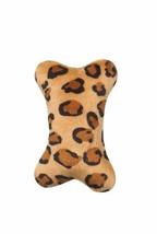 Small Dog Toys Mini Wild Style Plush Bone Safari Jungle Animal Print Squeaker 5&quot; - £7.53 GBP+