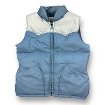 Pacific Trail Down Filled Puffer Full Zip Pockets Vest Small Vintage Sportswear - £23.79 GBP