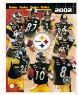 2002 Pittsburgh Steelers Composite Photo Bettis Stewart Ward NFL - $184.57 MXN