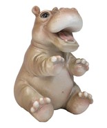 Adorable Sub Saharan African River Common Hippopotamus Calf Figurine 4.75&quot;H - $598.02 MXN