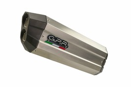 GPR Exhaust Triumph Tiger 1200 explorer 2017-2019 Homol Slip-On Sonic Titanium - £531.55 GBP