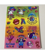 Vintage Lisa Frank Markie Kittens &amp; More Valentine&#39;s Day Sticker Sheet S228 - £15.72 GBP