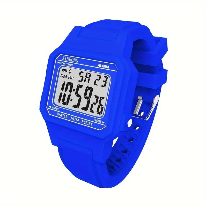 NEW SPORT WATCH WATER RESISTANT BLUE - $30.00