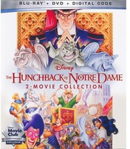 *Hunchback Of Notre Dame 2-Movie Disney Blu-ray + DVD + Digital + Slipcover NEW - £16.51 GBP