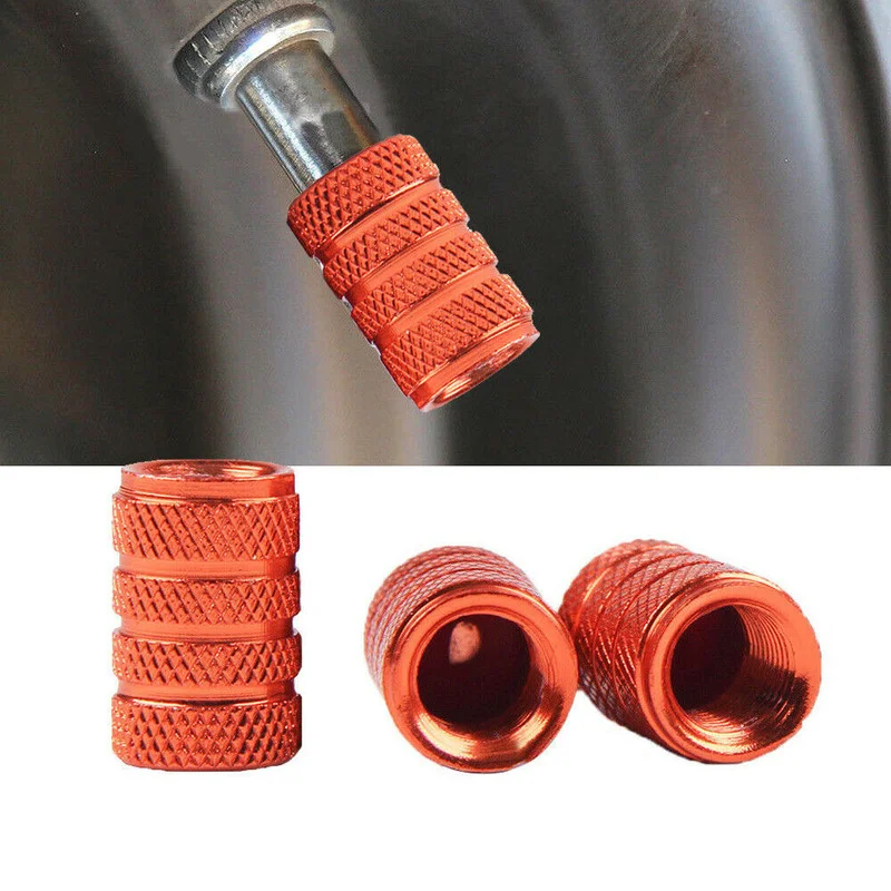 4Pcs Aluminum Piston Tire Rim Valve Stem Thread Caps Wheel Tyre Air Port Decor D - $49.16