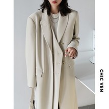  blazers thick long trench coat women s tailored coats windbreaker outerwear female top thumb200