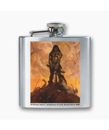 The Fantasy Art of (Frank) Frazetta The Barbarian Stainless Steel Flask NEW - £9.30 GBP