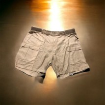 Soft Surroundings Khaki Tan Pali Shorts Size 3X NWT 7.5&quot; Rayon Blend $69.95 - $37.56