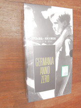 vhs videocassetta Germania Anno Zero Roberto Rossellini RICORDI NUOVA SI... - £12.53 GBP