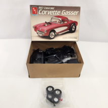 AMT ERTL 1957 Chevrolet Corvette Gasser Model Car Kit 1/25 Scale #6355 C... - £26.59 GBP
