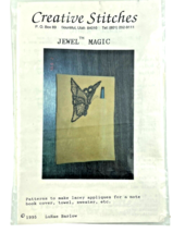 Creative Stitches Embroidery Kit Jewel Magic Lacey Applique Butterfly Fl... - $271.49 MXN