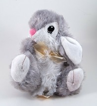 Easter Plush Rabbit Bunny Gray 8&quot; Dan Dee Choice Collector&#39;s - $9.99