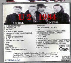 U2 - 1984  ( 2 CD set )( Live in Wembley Nov 14th . 1984  &amp; Melbourne . Septembe - £24.26 GBP
