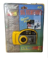 Vivitar Big Viewfinder All Weather  A35 35 mm film Camera w/built in fla... - £20.94 GBP