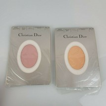 Christian Dior Diorissima Nylons Apricot Mist Mauve Petite Size 1 - $19.79