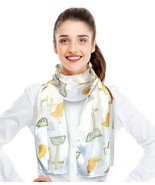 Lightweight Religion Prayer Hand Bible Pattern Easter Silk Feeling Scarf - $9.99