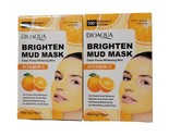 BioAqua Brightening Mud Mask Vit C Sweet Orange Organic 10 pcs x 2 Boxes - £19.60 GBP