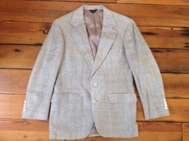 Vintage Peterborough Row 100% Silk Suit Jacket Blazer USA Union Made 40&quot; Chest - £32.04 GBP