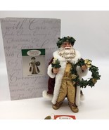 2013 Clothtique Father Christmas 4037195D With Wreath And Box - £20.64 GBP