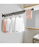 SOGA 93.2cm Wall-Mounted Clothing Dry Rack Retractable Space-Saving Fold... - $60.50