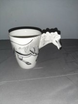 Horse Head Handle Coffee Mug Equestrian 3D  - £14.17 GBP