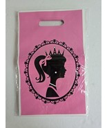 (50) Party Favor Bags Pink Girl Bridgerton Inspired Silhouette Cutout Tiara - £4.70 GBP