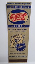 Pepsi Cola Matchbook Cover Walt Disney 1940&#39;s No 9 Lion Tiger Coast Artillery - £9.17 GBP
